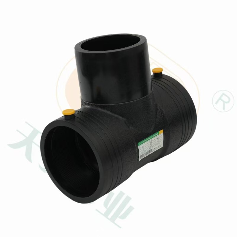 Camiseta igual de fusión a tope por electrofusión HDPE100 para suministro de agua HDPE100