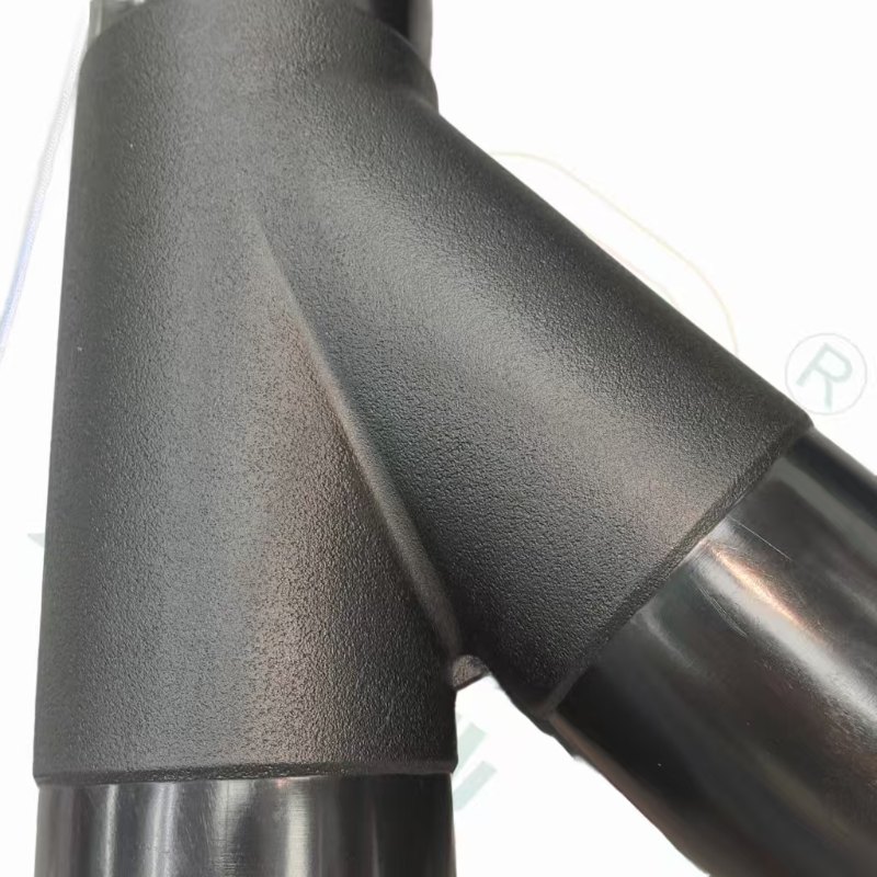 Camiseta inclinada de fusión a tope de alta presión de HDPE