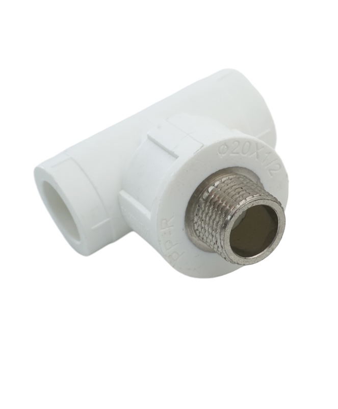 Fontanería Agua Potable Tee Macho PP-R