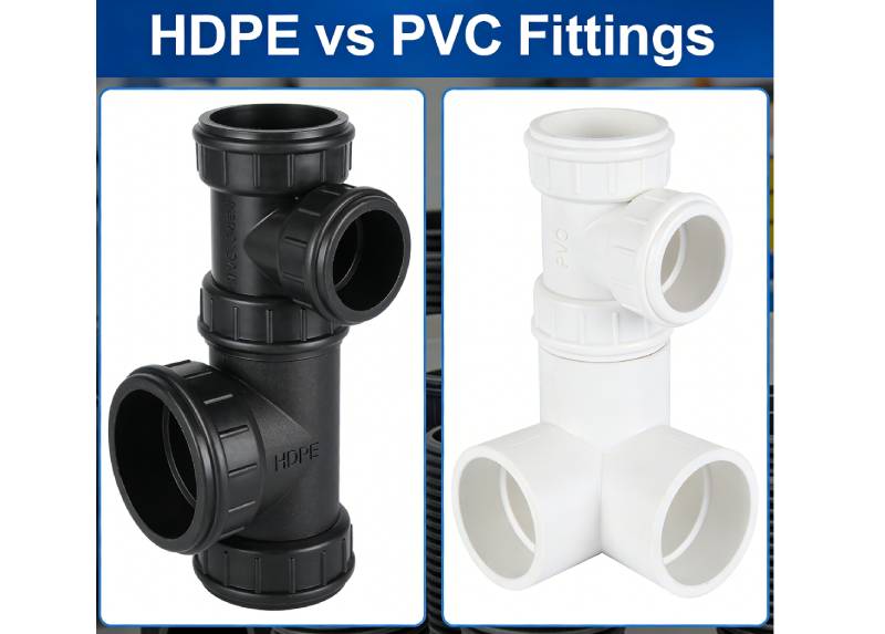 Accesorios de HDPE frente a PVC: diferencias clave explicadas