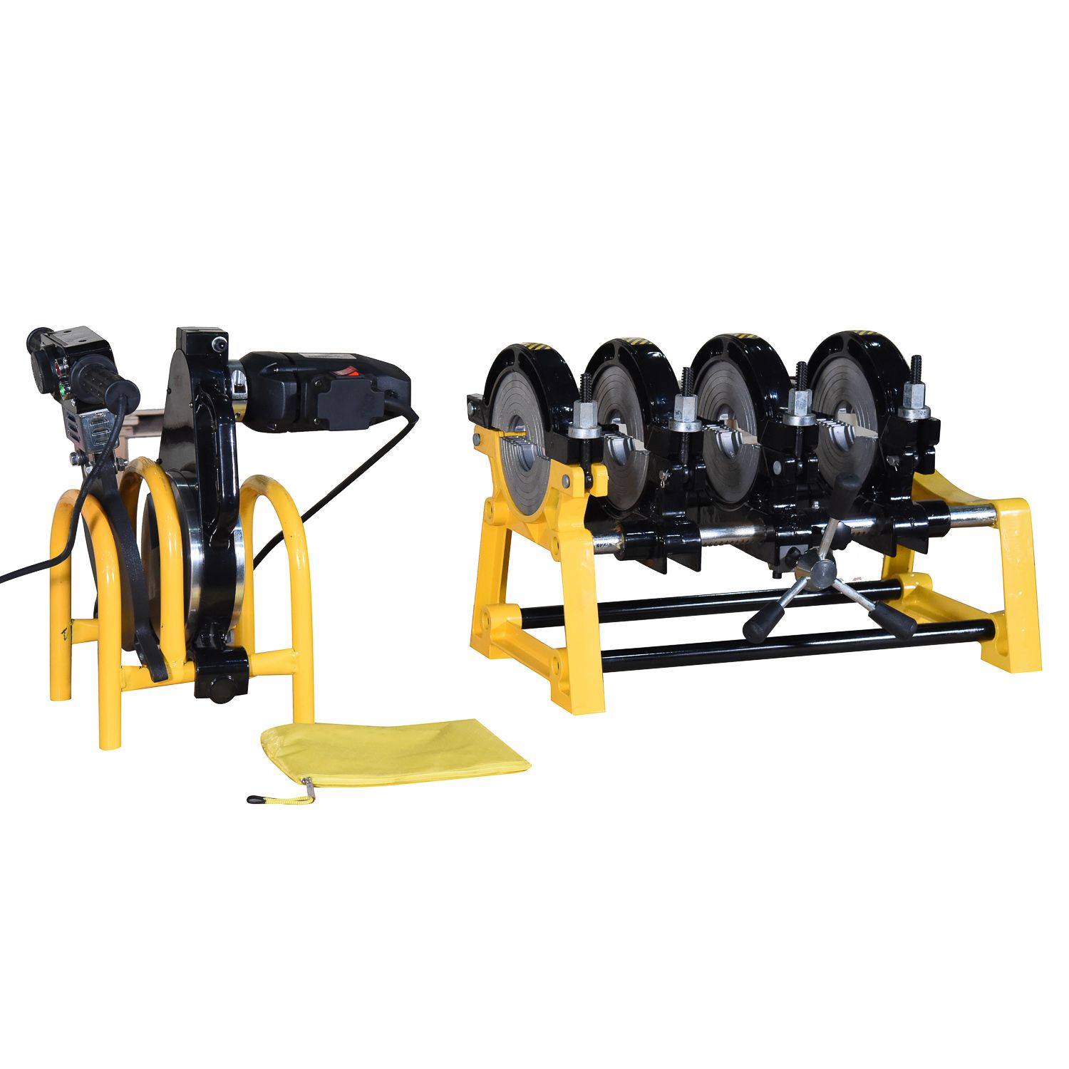 Equipo manual plástico de la fusión a tope del HDPE de la soldadora del tubo del HDPE