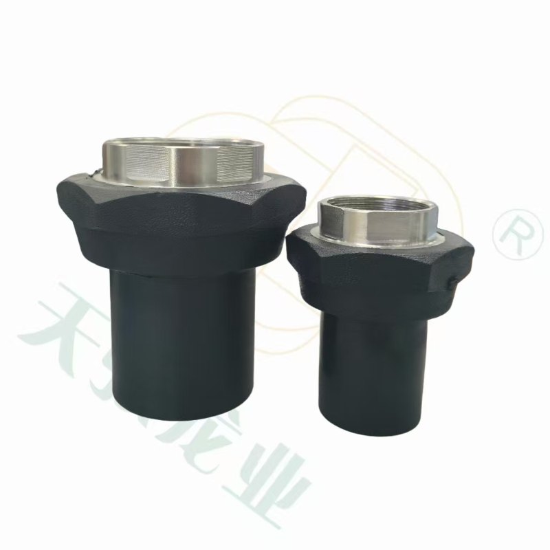 Acoplador de rosca hembra de HDPE Lygy, accesorios de tubería de HDPE para suministro de agua