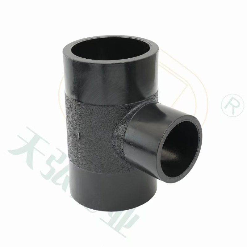 Camiseta reductora duradera de accesorios de suministro de agua de HDPE para conexiones eficientes