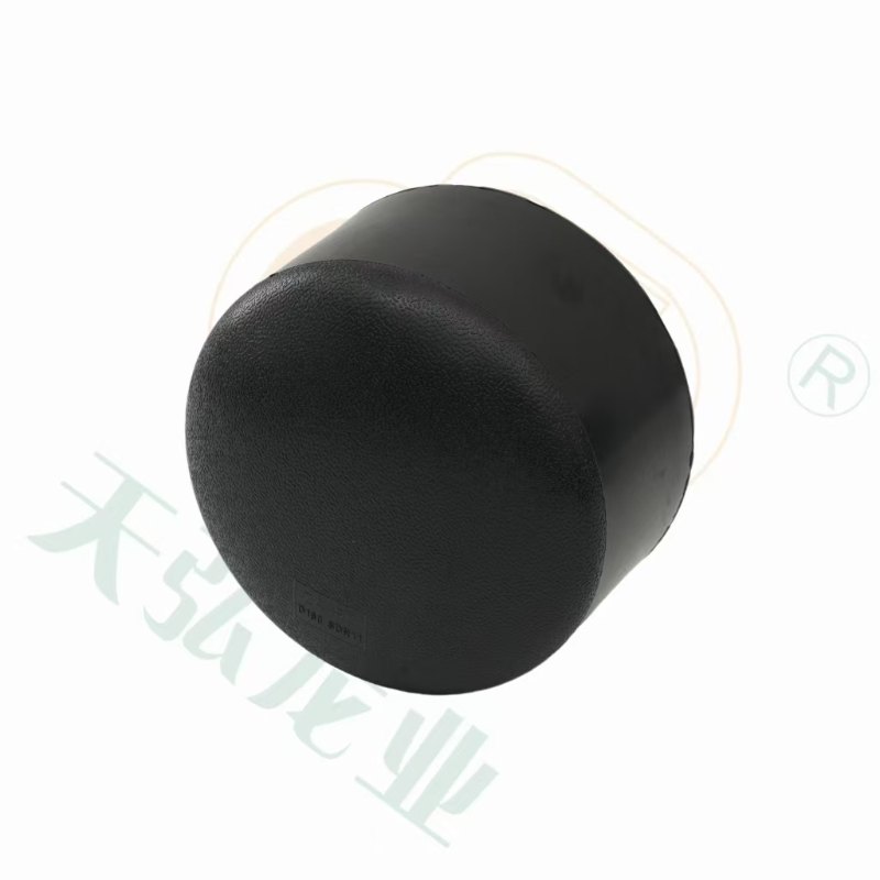  Tapa de extremo de tubo de HDPE DN50-630 de alta calidad para sistemas de suministro de agua 