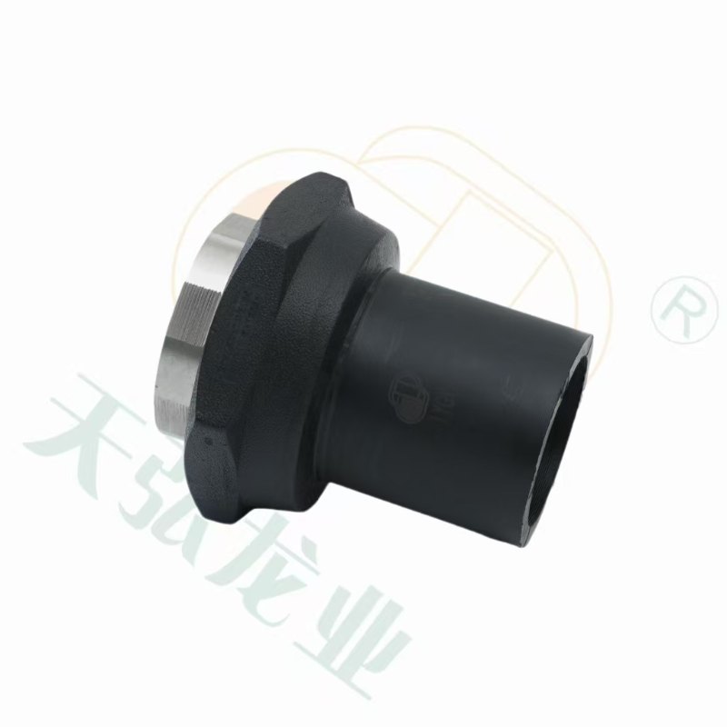Acoplador de rosca hembra de HDPE para suministro de agua con pieza interior de acero inoxidable PN16 SDR11