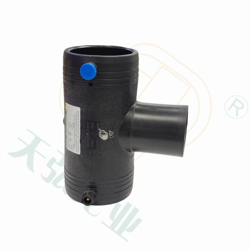 Camiseta igual de fusión a tope por electrofusión HDPE100 para suministro de agua HDPE100