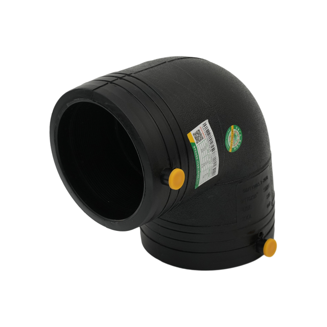 Codo de 90° fusionado de HDPE DN50-630 PN16 para tuberías