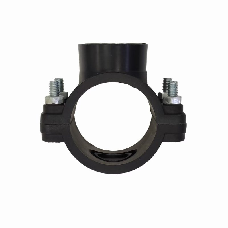 Sillín de abrazadera sin fugas de HDPE de 20-110 mm para agua